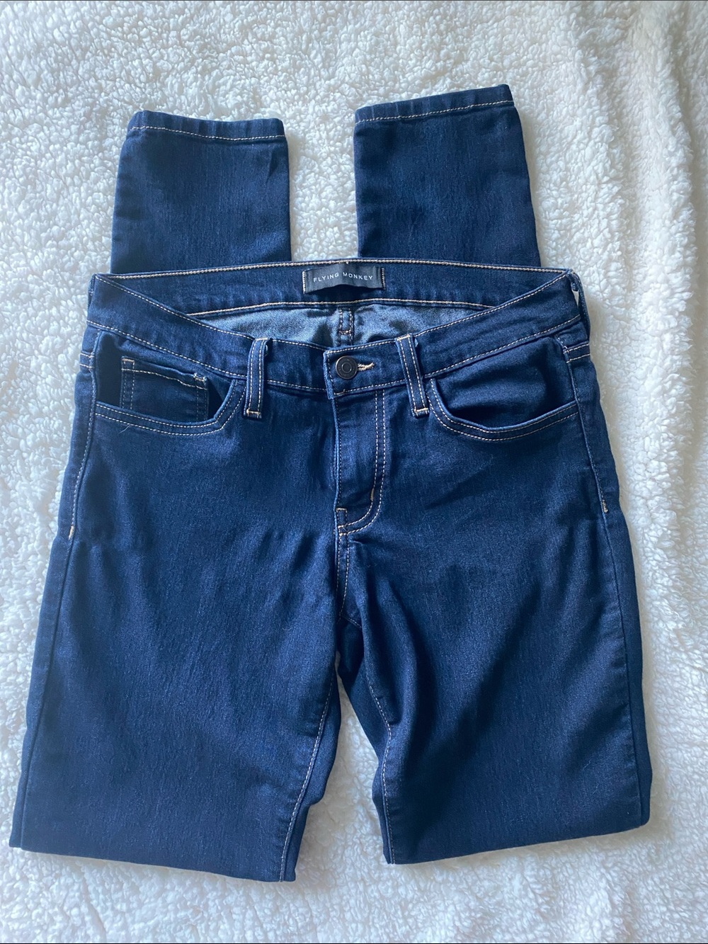 Flying Monkey Navy Skinny Jeans
